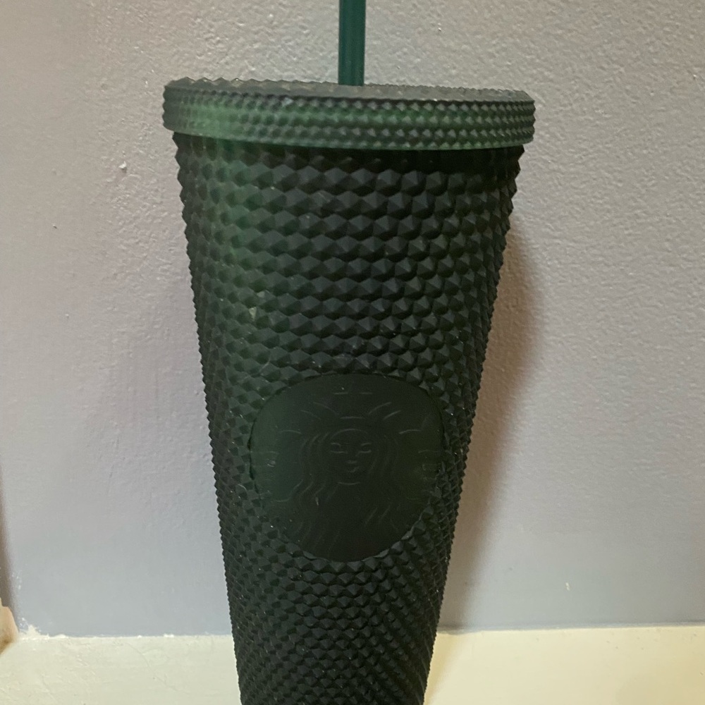 Starbucks Green studded Textured Tumbler with Straw